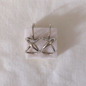 Ed Levin Secret Heart Earrings - Sterling Silver